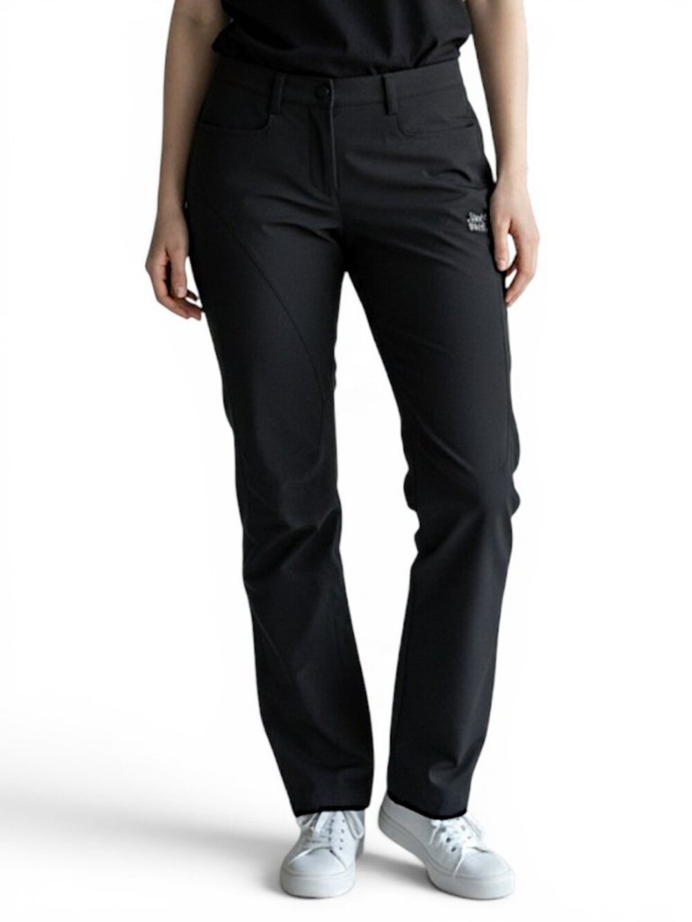 JACK WOLFSKIN Black UV Shield Hiking Outdoor Stretch Pants size S
